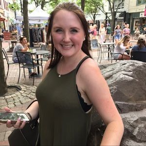 Old Navy Green String Strap Racerback Tank Top